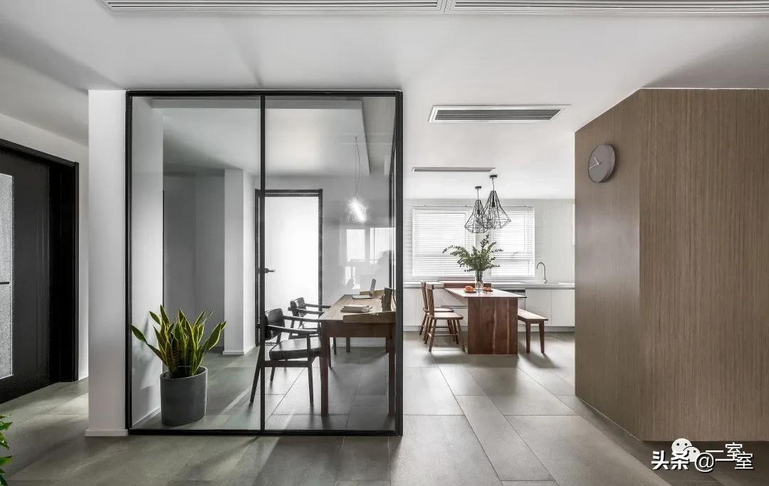 餐厅书房一体设计,书房客房一体设计