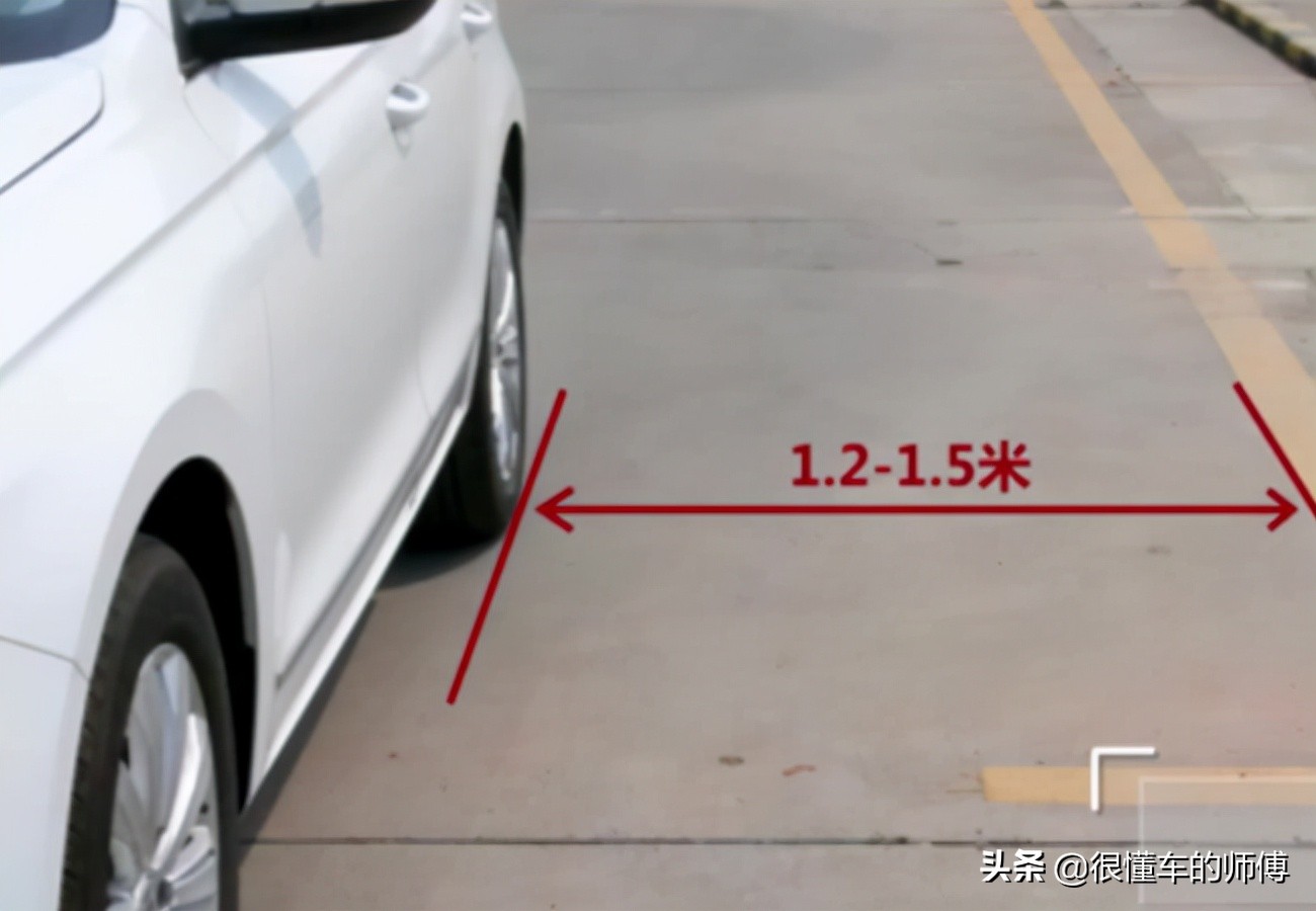 b2科目二倒车入库口诀,科目二考试倒车入库技巧口诀图片