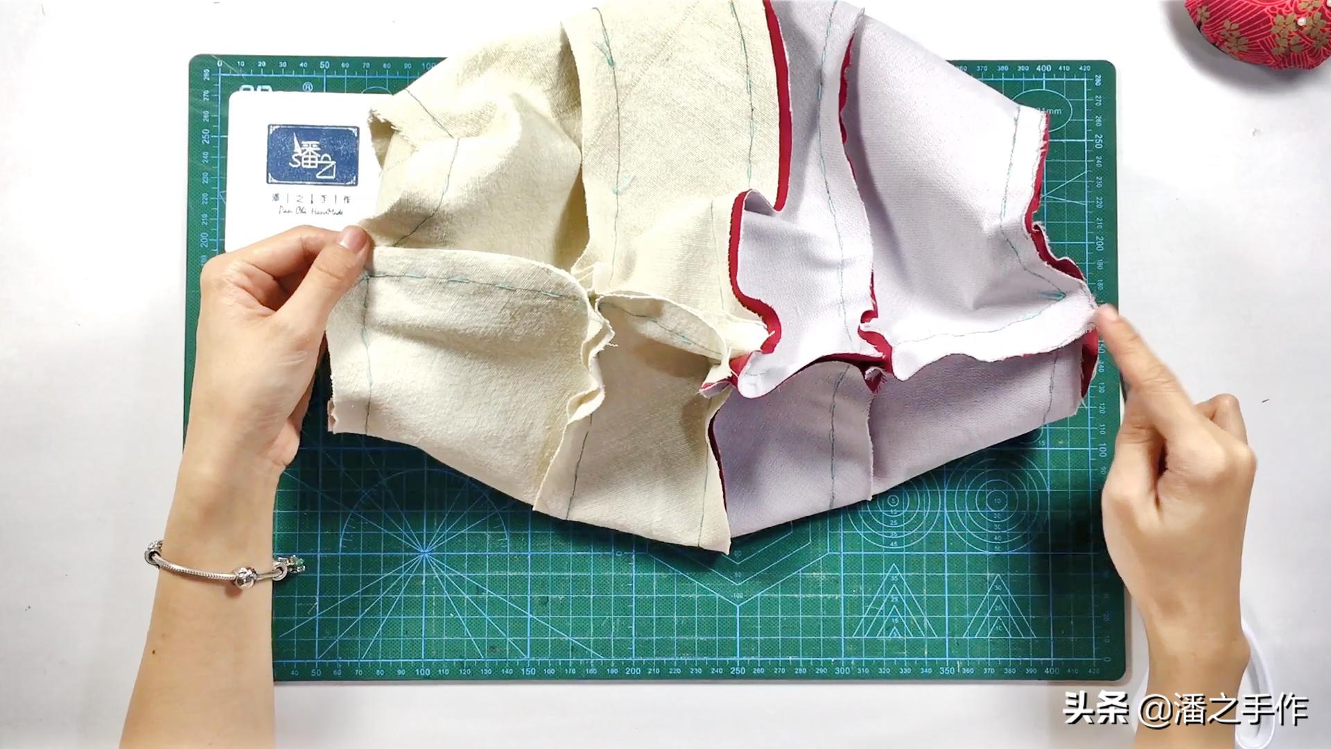 厚布料渔夫帽裁剪教程,用布料做渔夫帽的教程视频