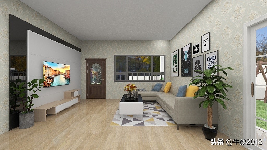 乡村养老别墅带庭院,农村简单养老房小户型设计