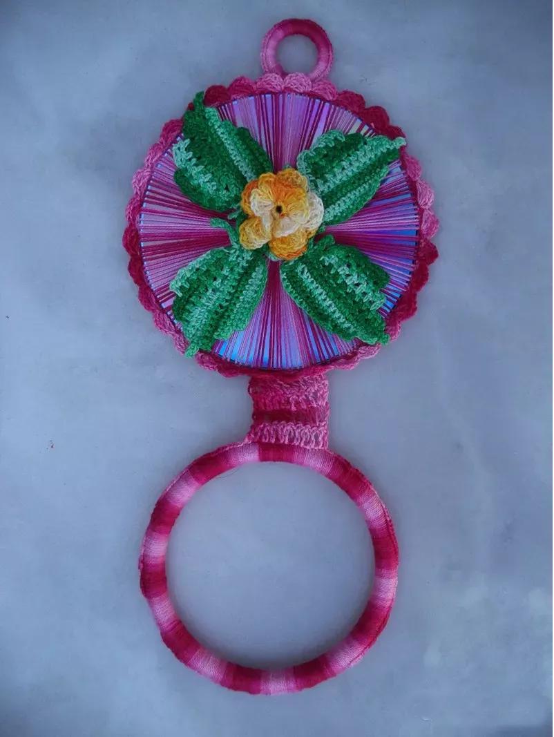 废旧光盘钩针收纳,可以钩什么物件好看又实用