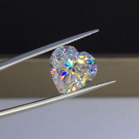 莫桑钻和钻石哪个持久闪亮,莫桑钻和钻石价位