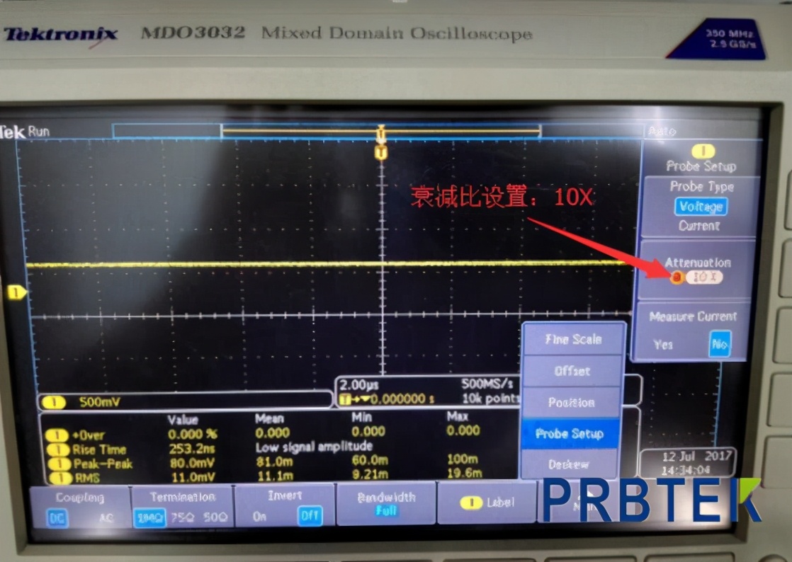 示波器电流探头测电流教程,示波器高压探头怎样连接