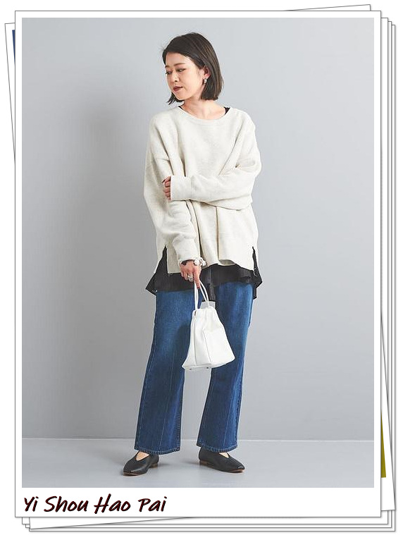 无帽灰色卫衣怎么搭配才好看,灰色无帽卫衣穿搭图片