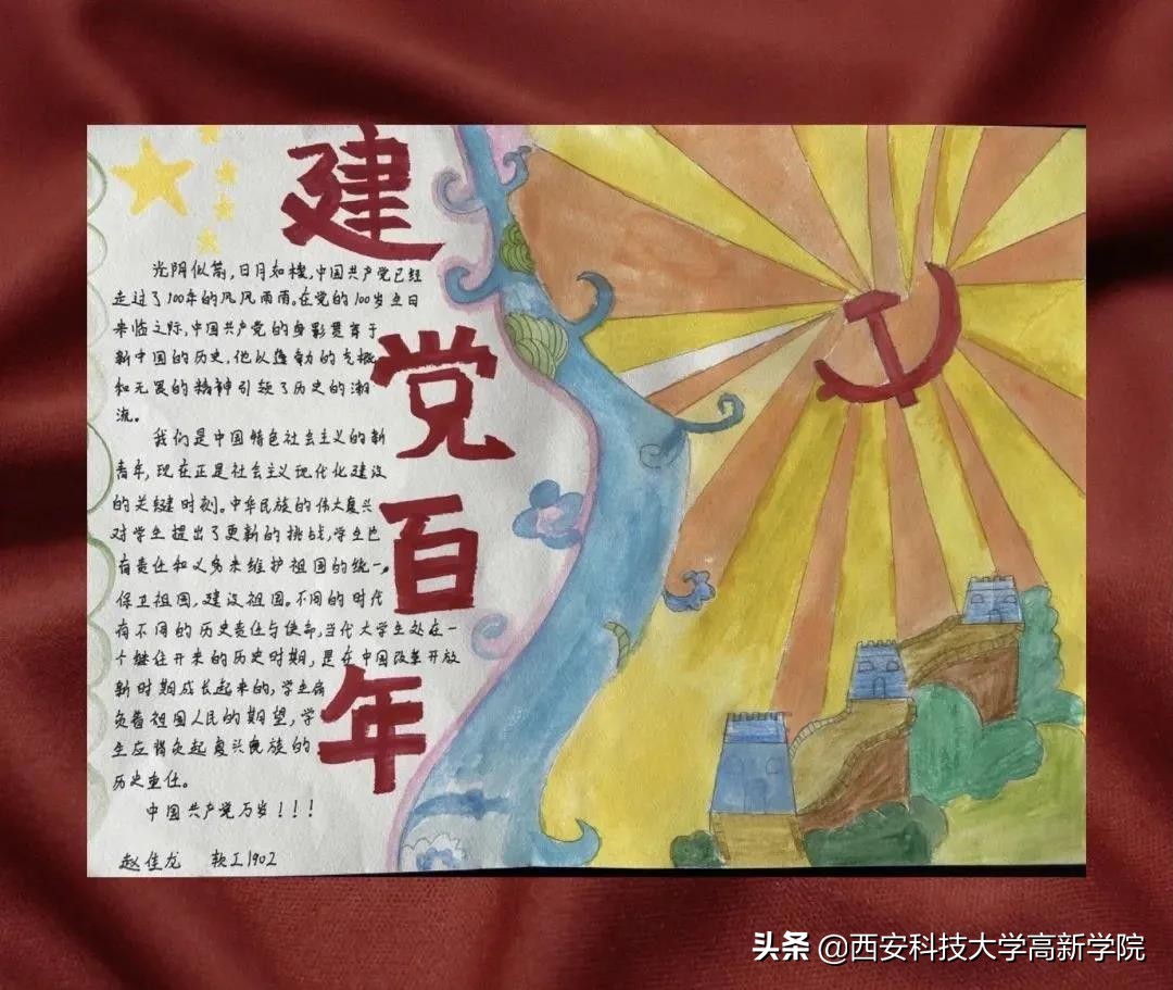 献礼百年|高新er手绘爱*党**情