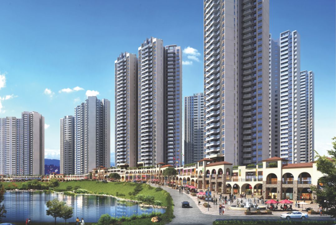 泸州江阳酒谷大道碧桂园生态城,泸州碧桂园生态城全景