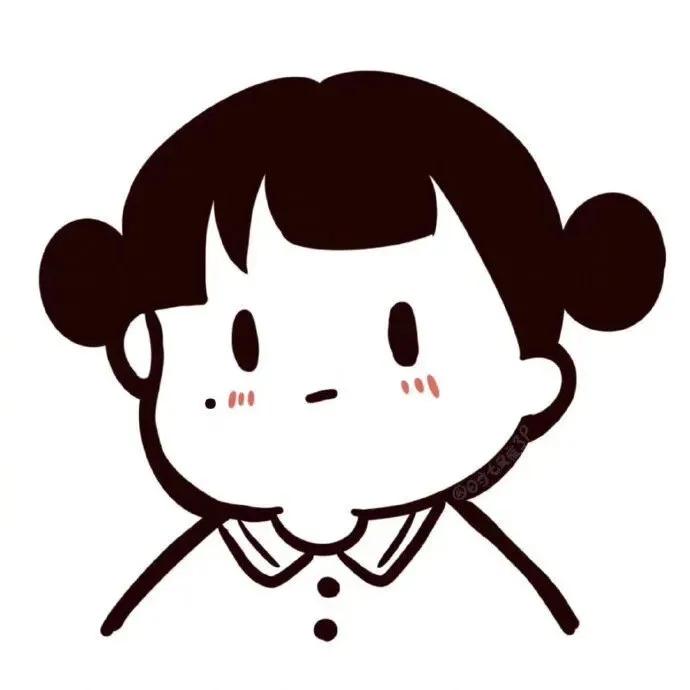 情侣头像卡通简单干净可爱一对,卡通情侣头像可爱呆萌一男一女