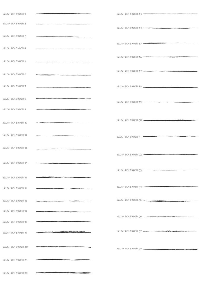 3000款精选ps笔刷合集来了,500款ps插画笔刷