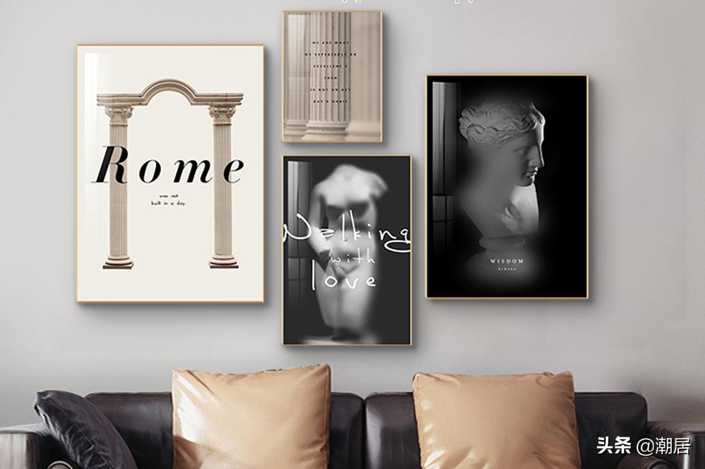 不想客厅太过平凡？黑棕色的家具搭配，让高级的复古感油然而生