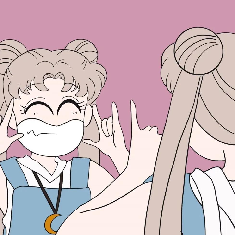 10-13岁女生小学生仙气闺蜜头像,超好看的男生兄弟动漫头像