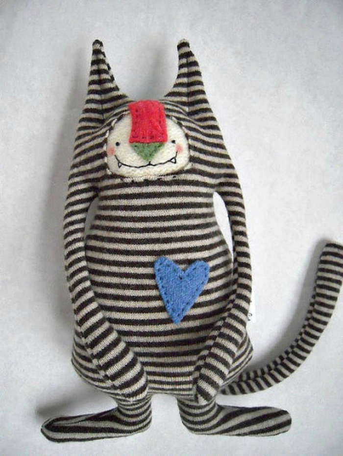 旧的毛衣不要扔随意改一改,旧毛衣不要扔