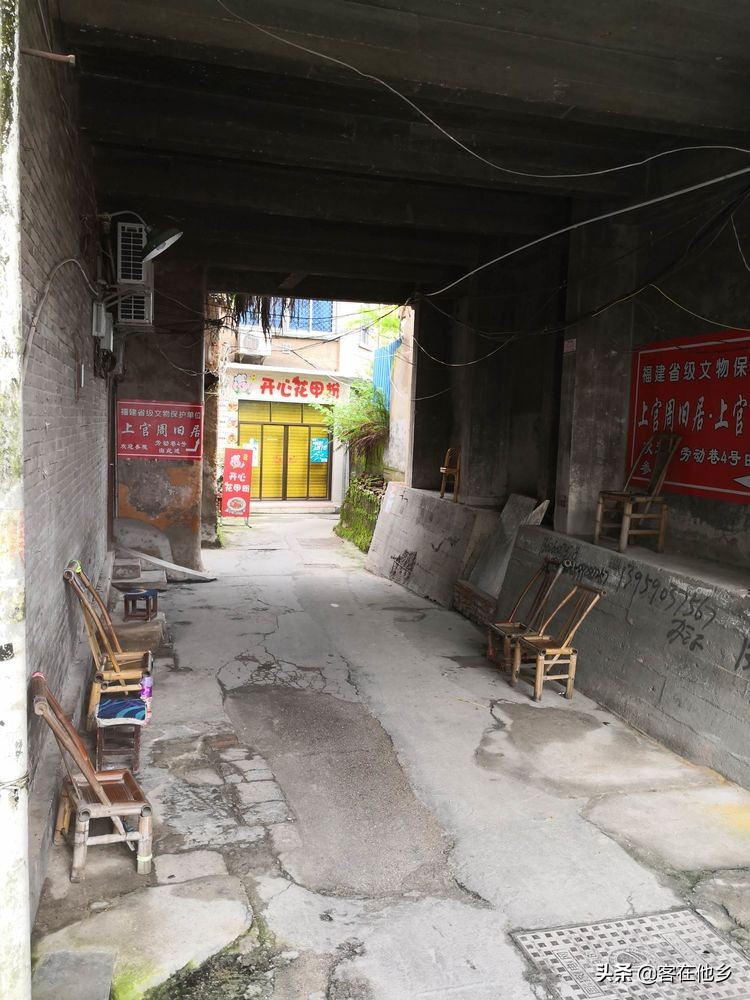 长汀县古街印象土特产,长汀古城异域风情