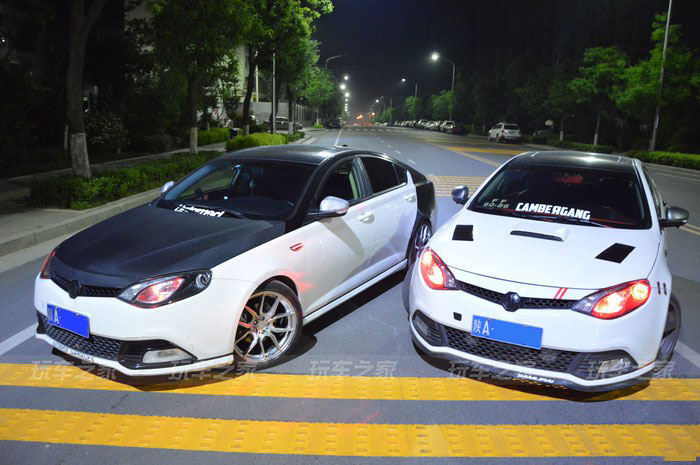 新款名爵mg6改装,黑色名爵mg6改装