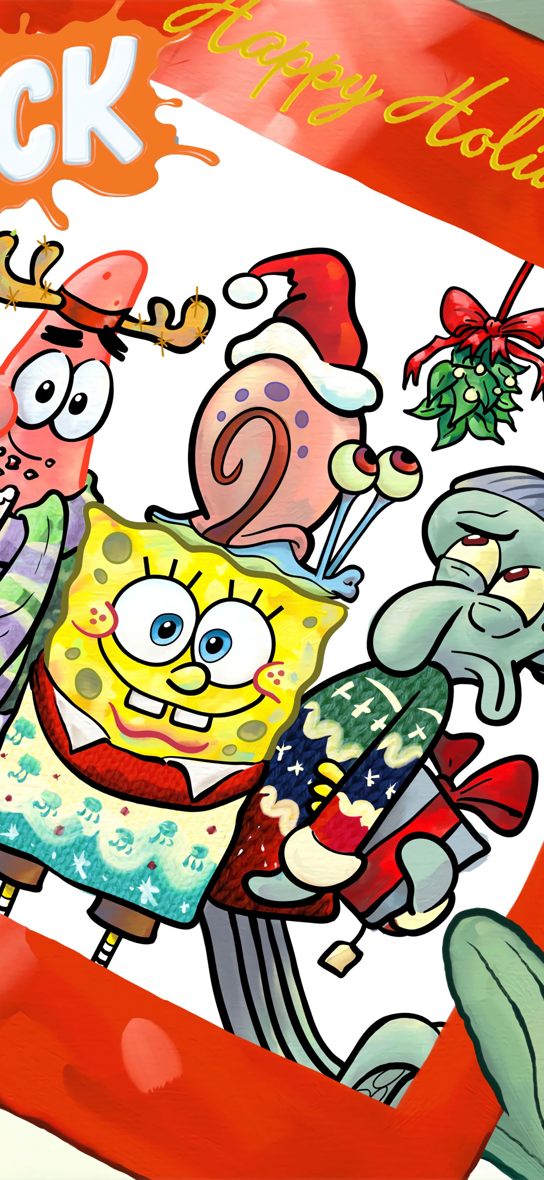 海绵宝宝ipad壁纸,海绵宝宝蜡笔小新壁纸