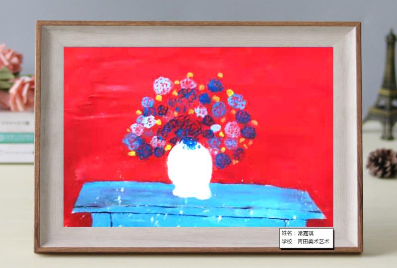 儿童水粉画主题,儿童水粉画作品熏衣草庄园