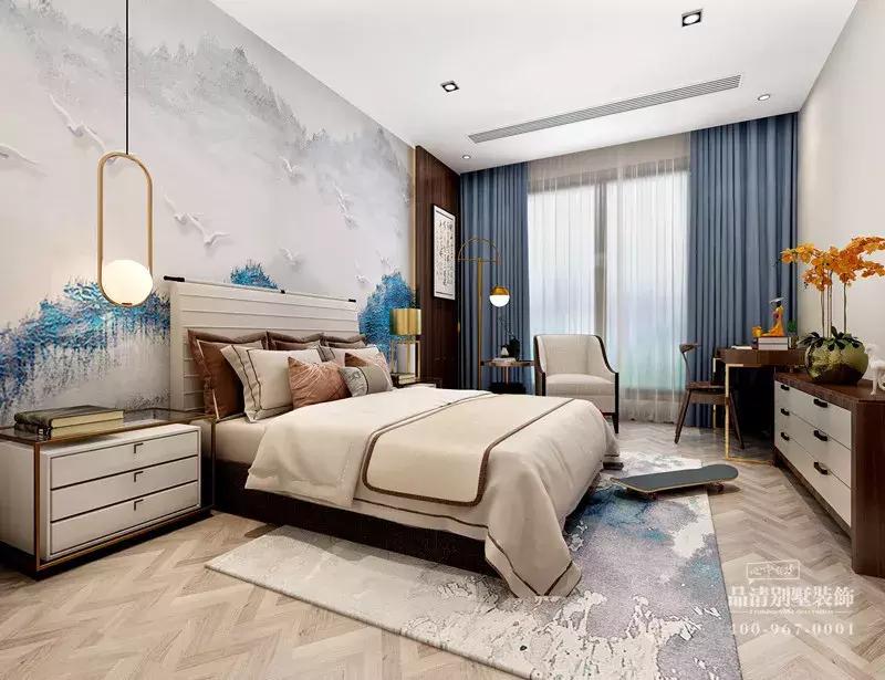 常州别墅装修|东方深沉韵味,幽幽新中式风