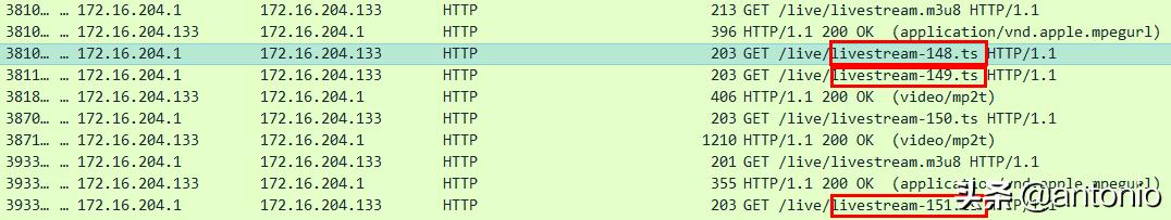 HLS实战之Wireshark抓包分析
