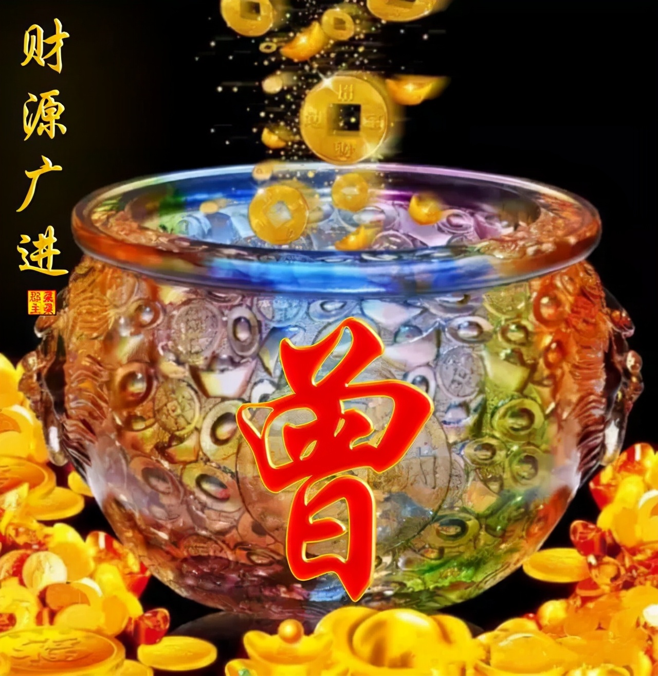 100张百家姓水晶系列微信头像,百家姓富贵微信头像