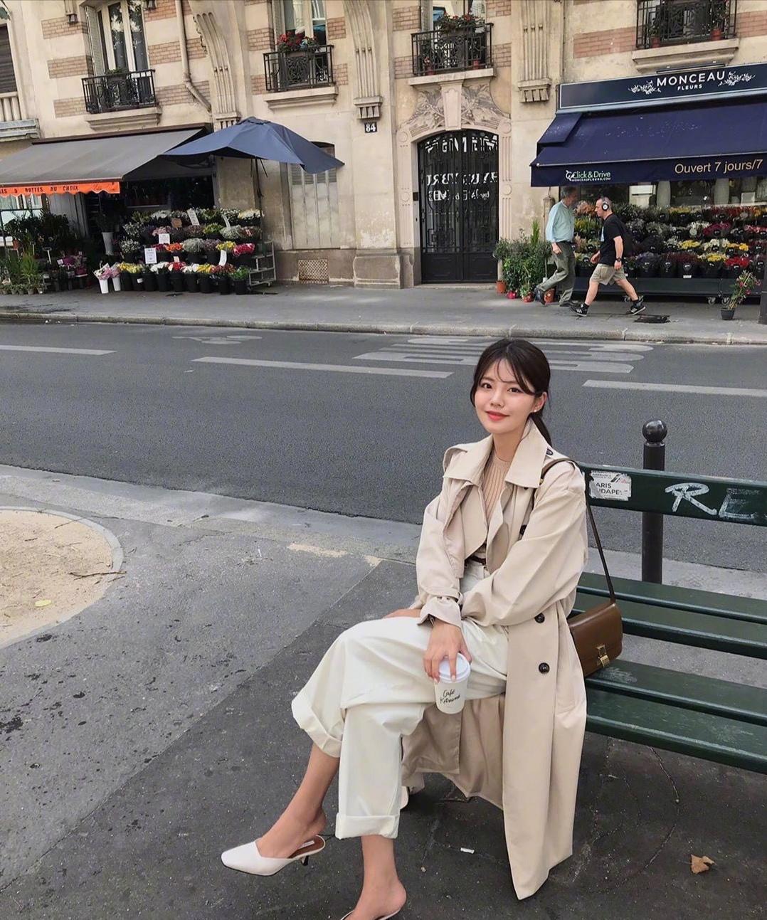 韩系服装搭配女装春装,早春新款韩版时尚洋气百搭上衣