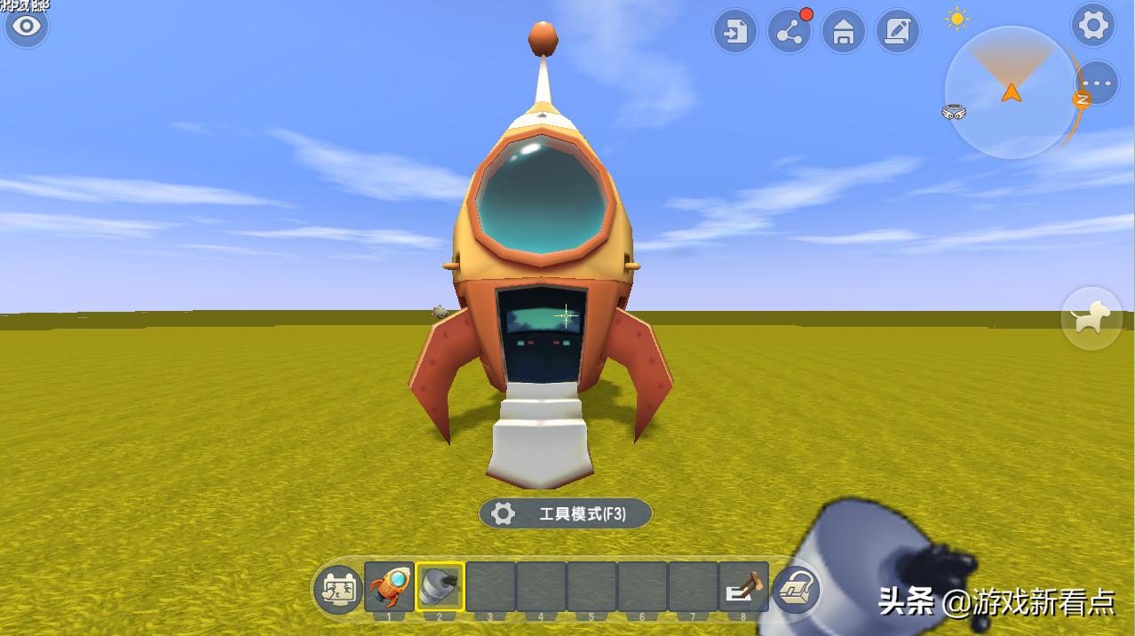 迷你世界火箭教程可以飞上太空的,迷你世界永久变身火箭