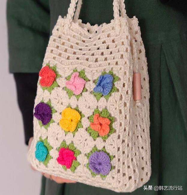 韩国钩针包包图解,韩国钩针教程