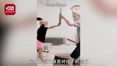 爸爸手工给孩子做的玩具合集,中国爸爸给孩子亲手制作的玩具