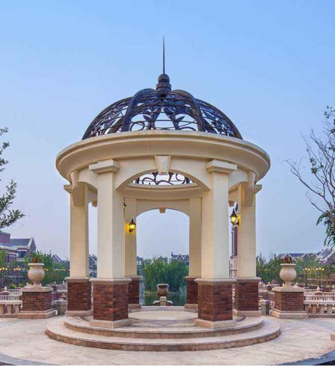 庭院景观亭效果图大全,庭院廊亭设计