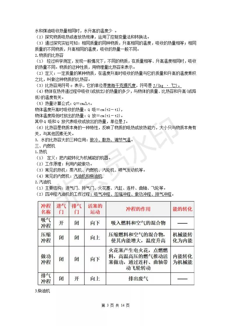 沪教版物理初二下知识点新版,沪粤版九年级物理知识点