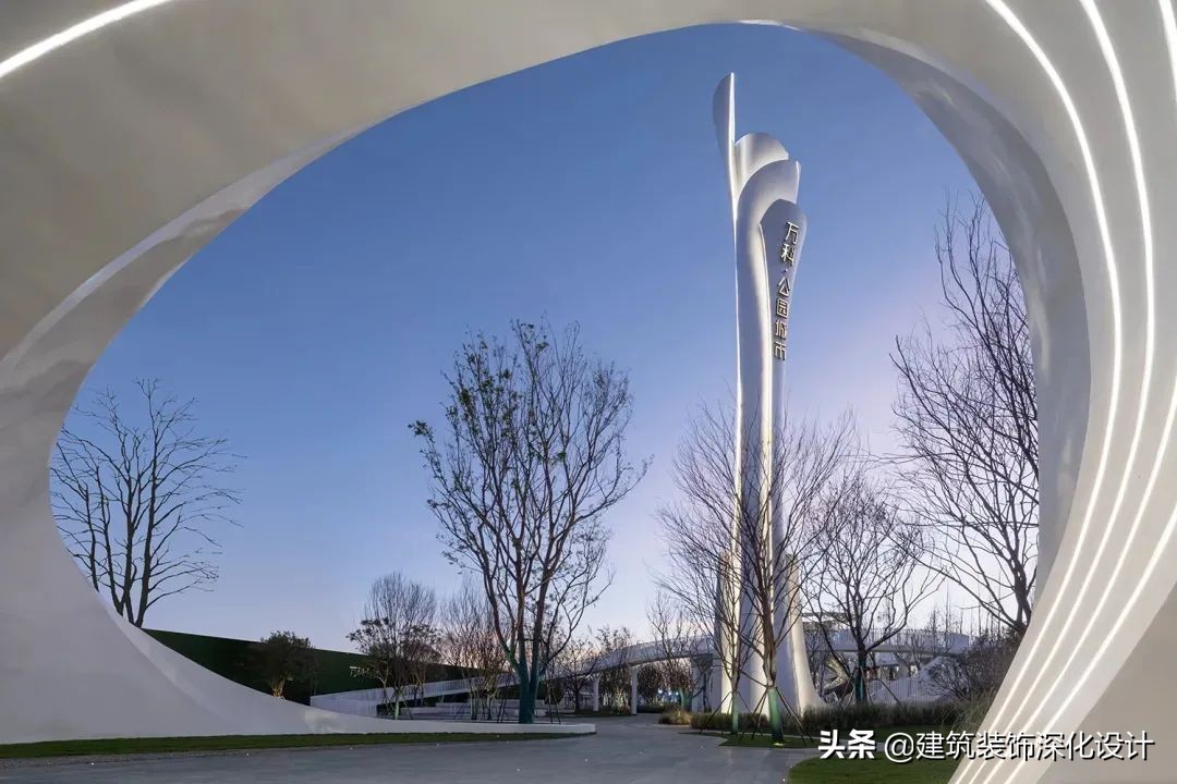 景观设计不建模光出效果图,景观大门不横跨公路效果图