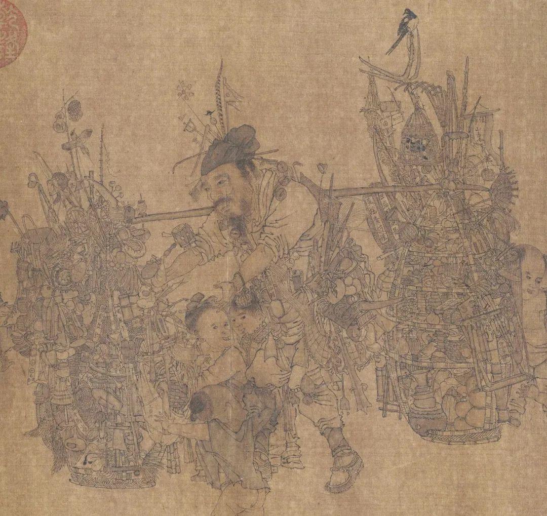 把古画放大了怎么办,500年前的古画放大10倍