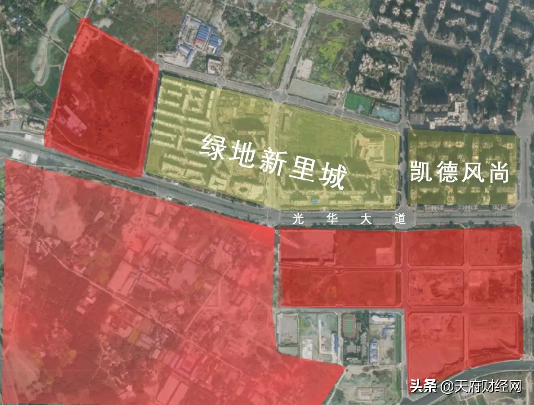 繁华VS荒凉,成都光华大道“真空地带”下的城市奇观