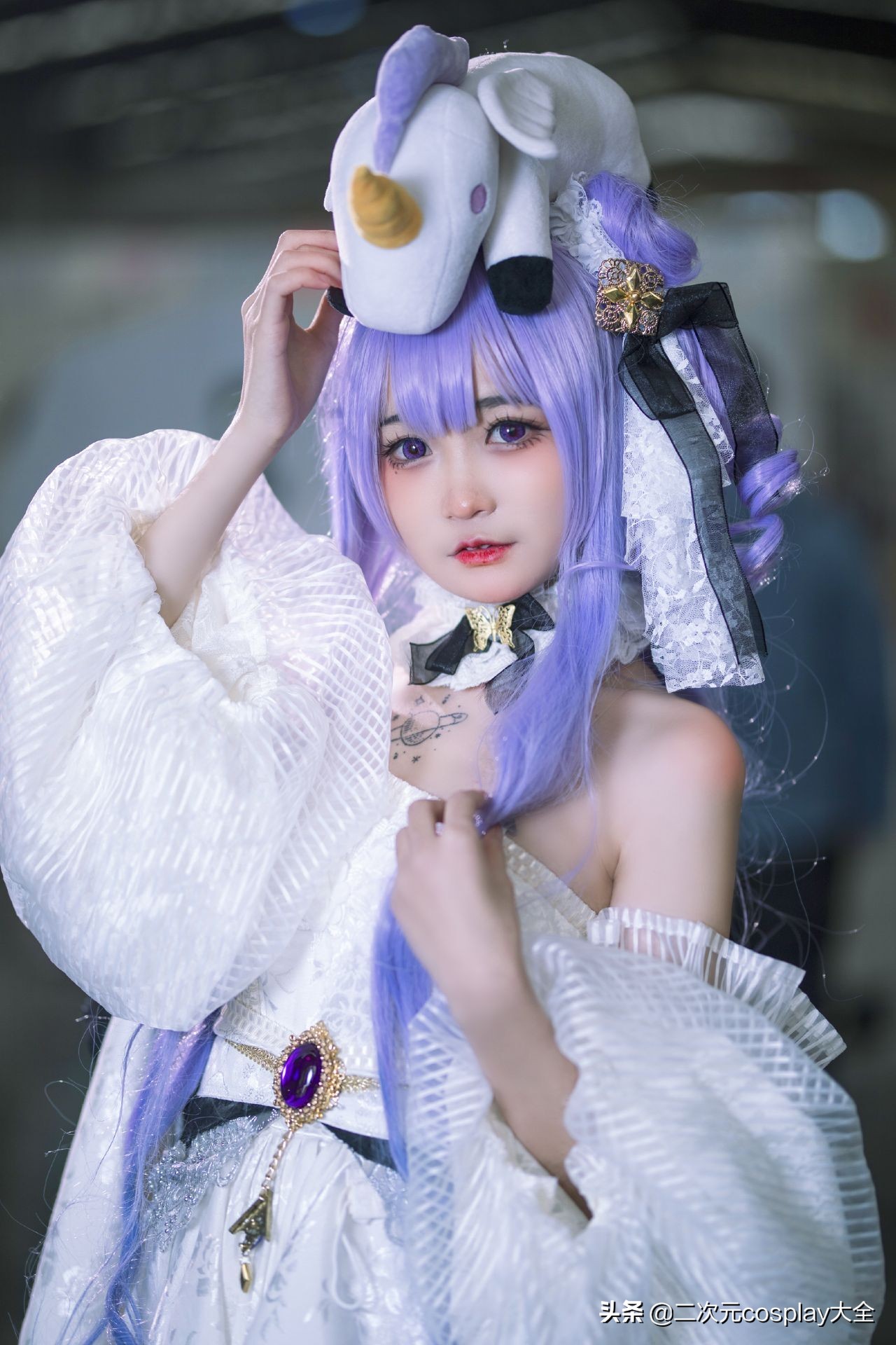 碧蓝航线独角兽cos,碧蓝航线cosplay独角兽