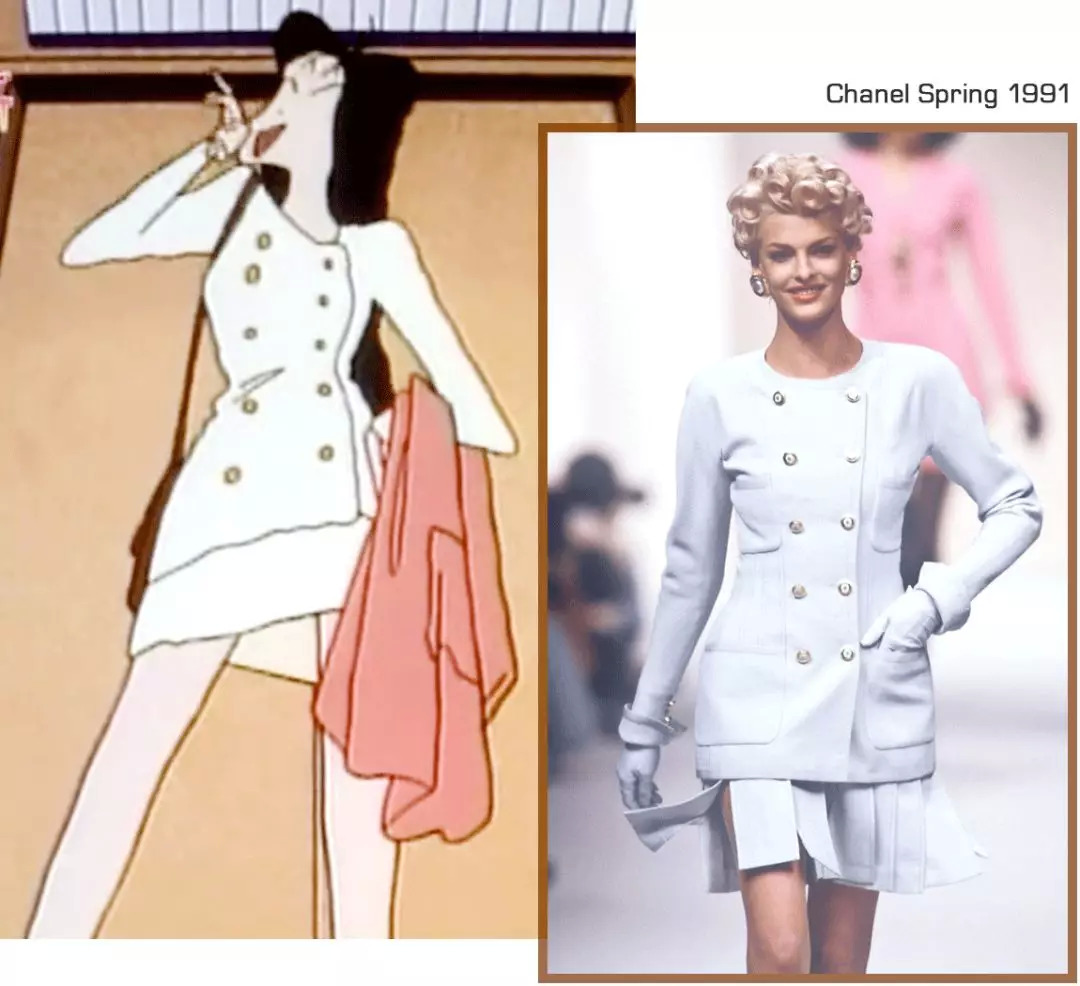 蜡笔小新穿香奈儿同款,盘点蜡笔小新里面的女装