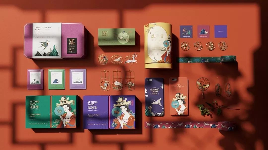 国潮风产品包装设计,极简主义国潮风包装