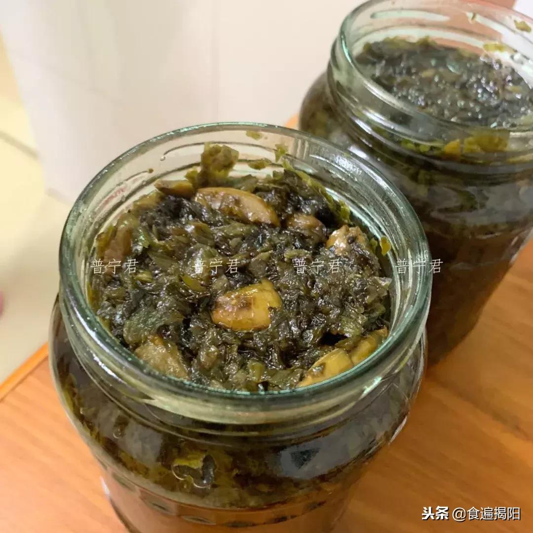正宗的广东橄榄菜的制作,潮汕橄榄菜制作过程曝光