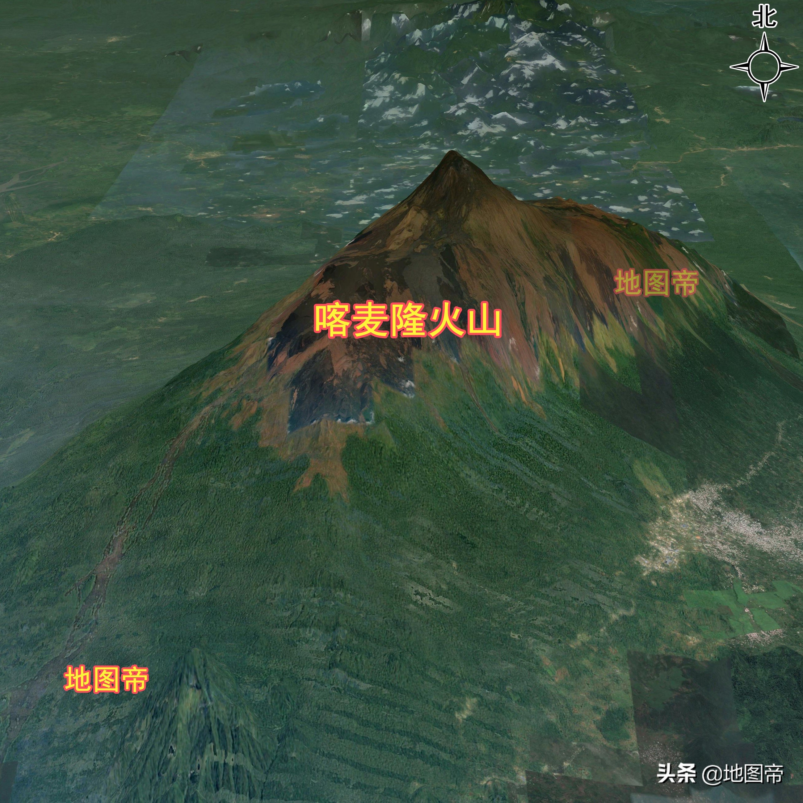 赤道喀麦隆下雪,西非赤道国家喀麦隆下雪