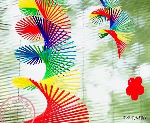 幼儿园贺卡吊饰,可以粘贺卡的吊饰