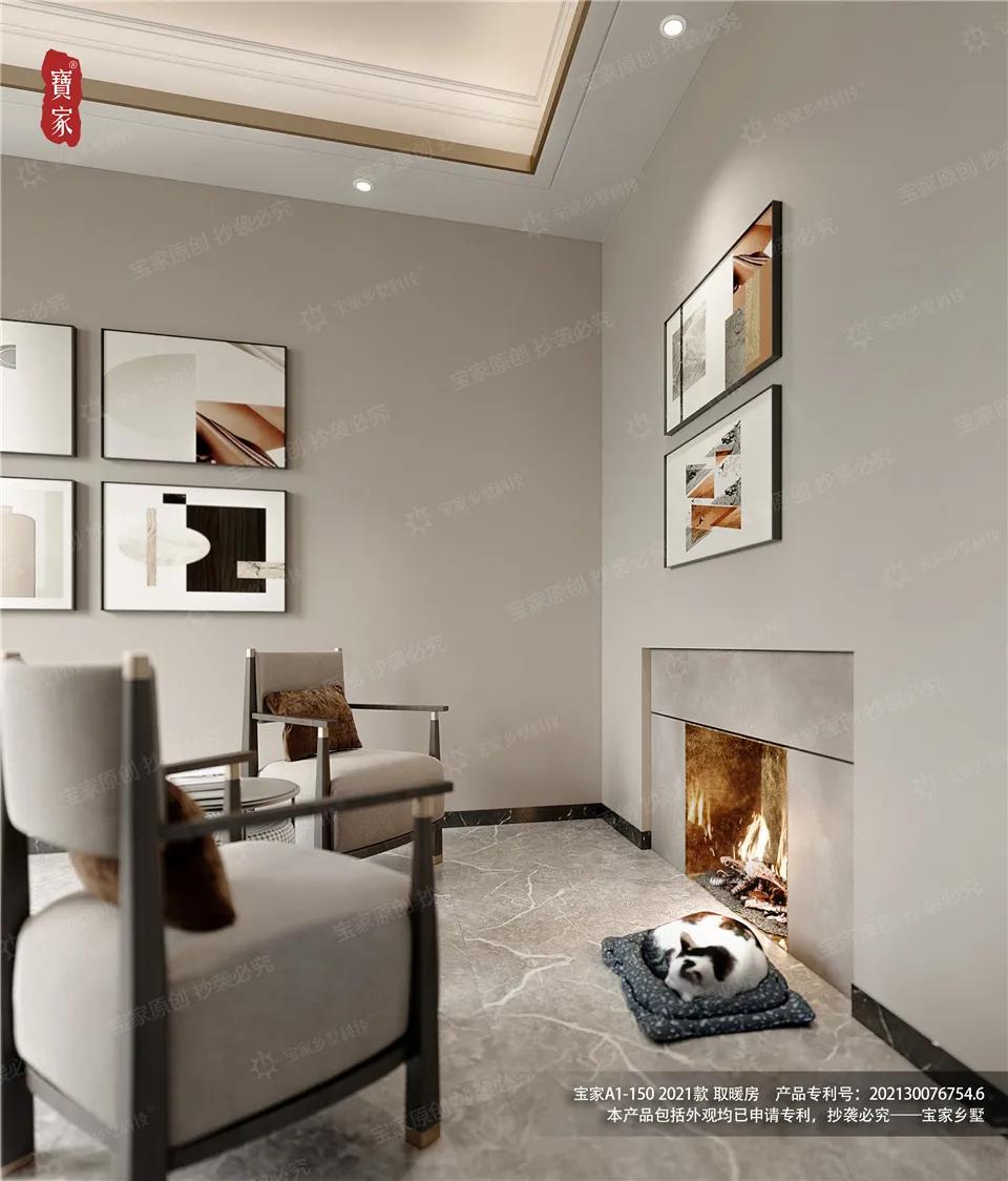 别墅柴火灶与现代厨房结合,带柴火灶的小户型别墅