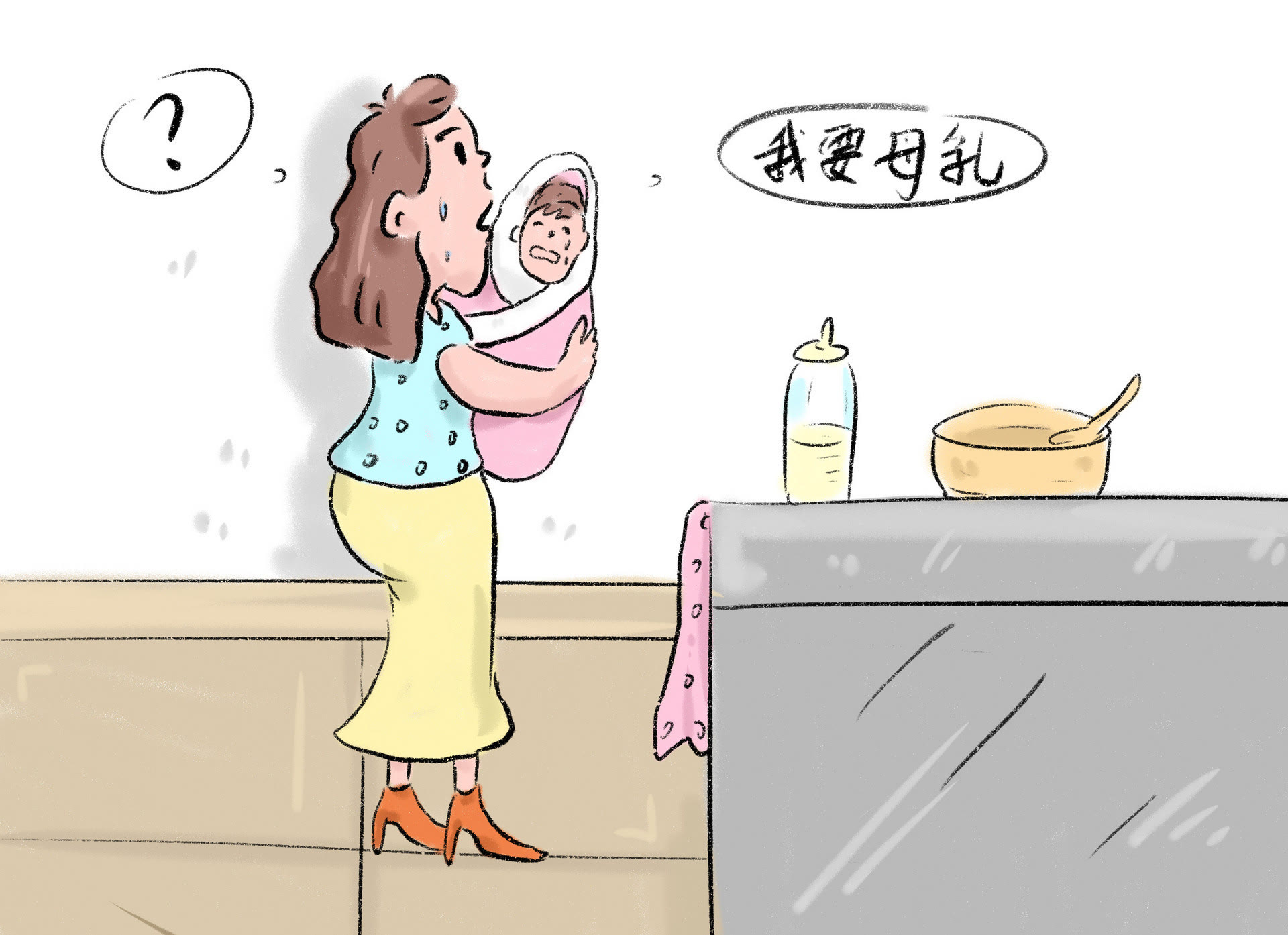 断奶时涨奶痛要怎么处理,断奶涨奶疼痛一般几天消失