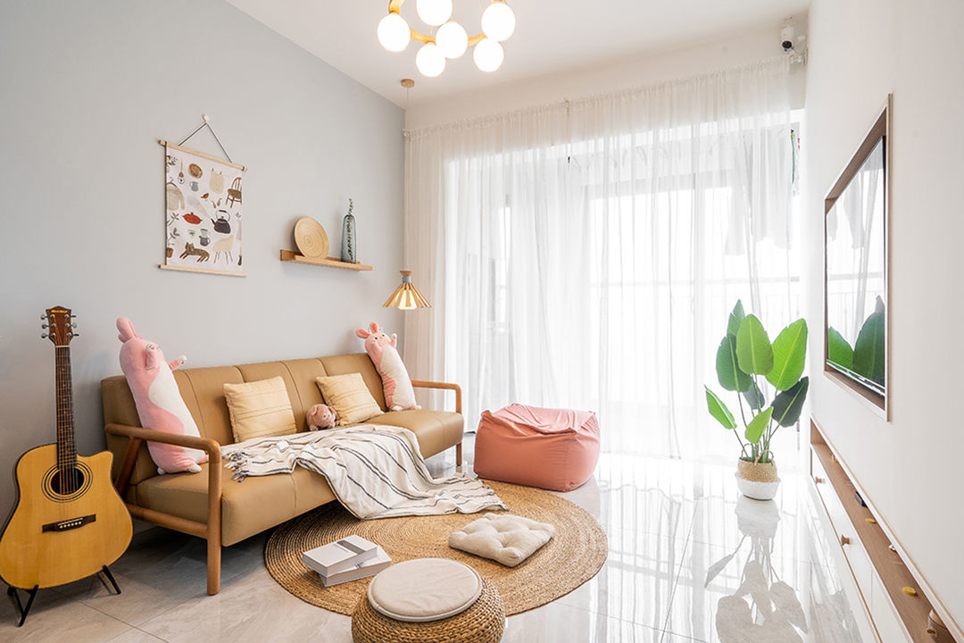 65平方二房一厅轻奢风格,70平两室一厅简装攻略