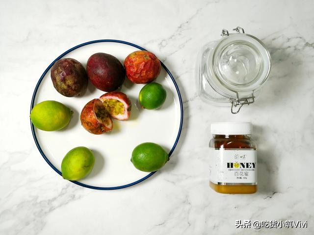 教你做无添加的柠檬百香果蜜,自制百香果柠檬蜜酸酸甜甜好开胃