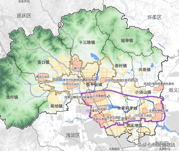 京师之枕,昌平北部片区最新规划