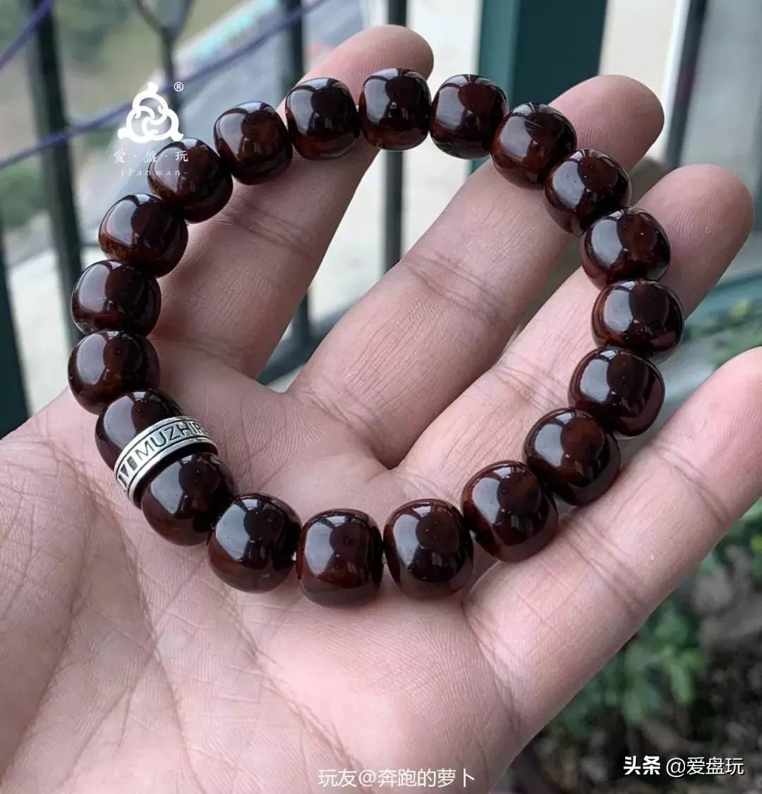 文玩桃核手串包浆玉化完图,盘玩包浆最快的手串