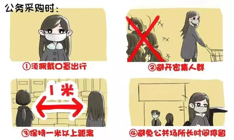 预防新型冠状病毒办公区如何防护,新型冠状病毒肺炎防护问答漫画