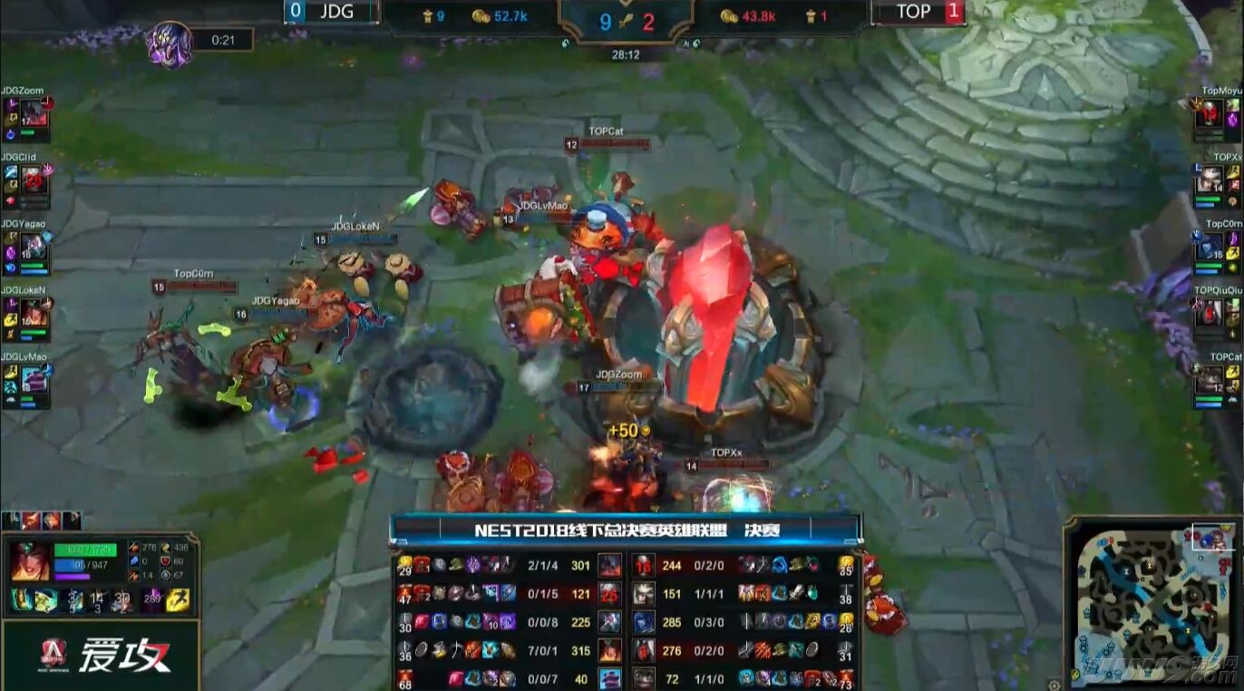 NEST2018英雄联盟新皇登基：JDG收获首冠！