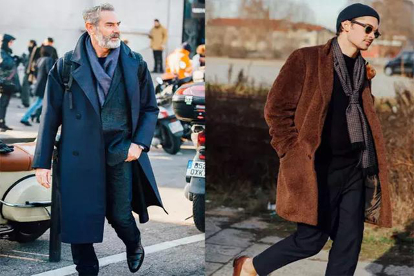 男生围巾系法超简单超实用,男士围巾羊绒围巾编织花样