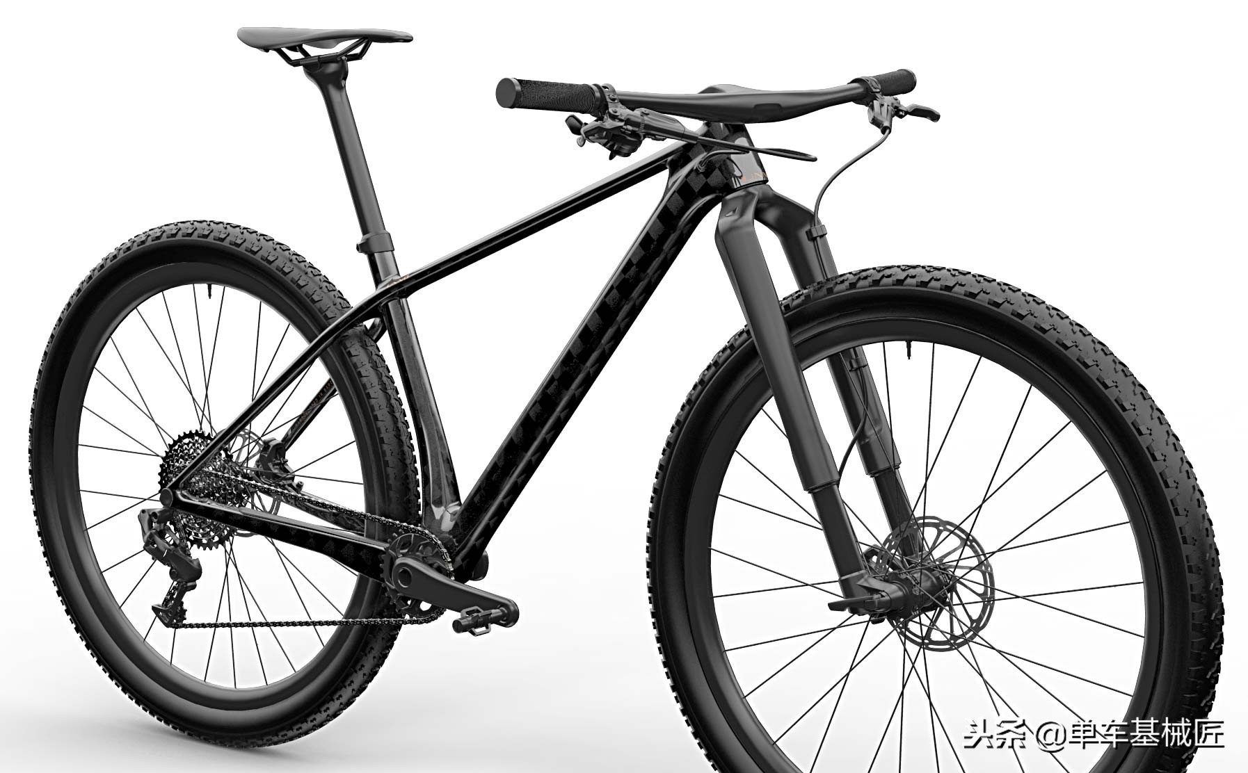 不偷奸不耍滑:实实在在的790g山地车车架,竟然还包含了桶轴