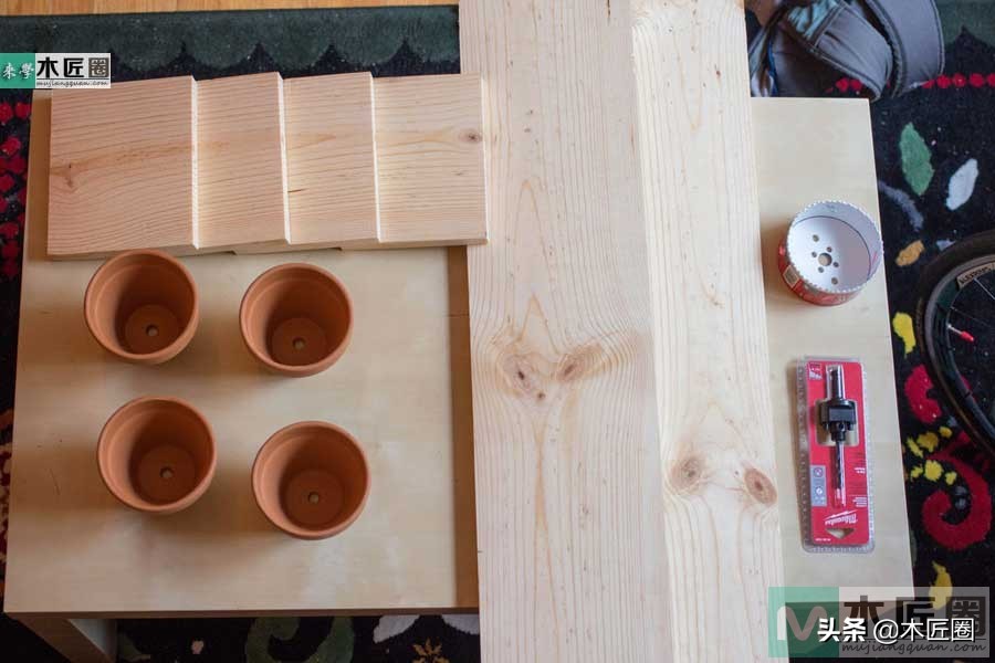 自制花盆架,手工花盆怎么装饰