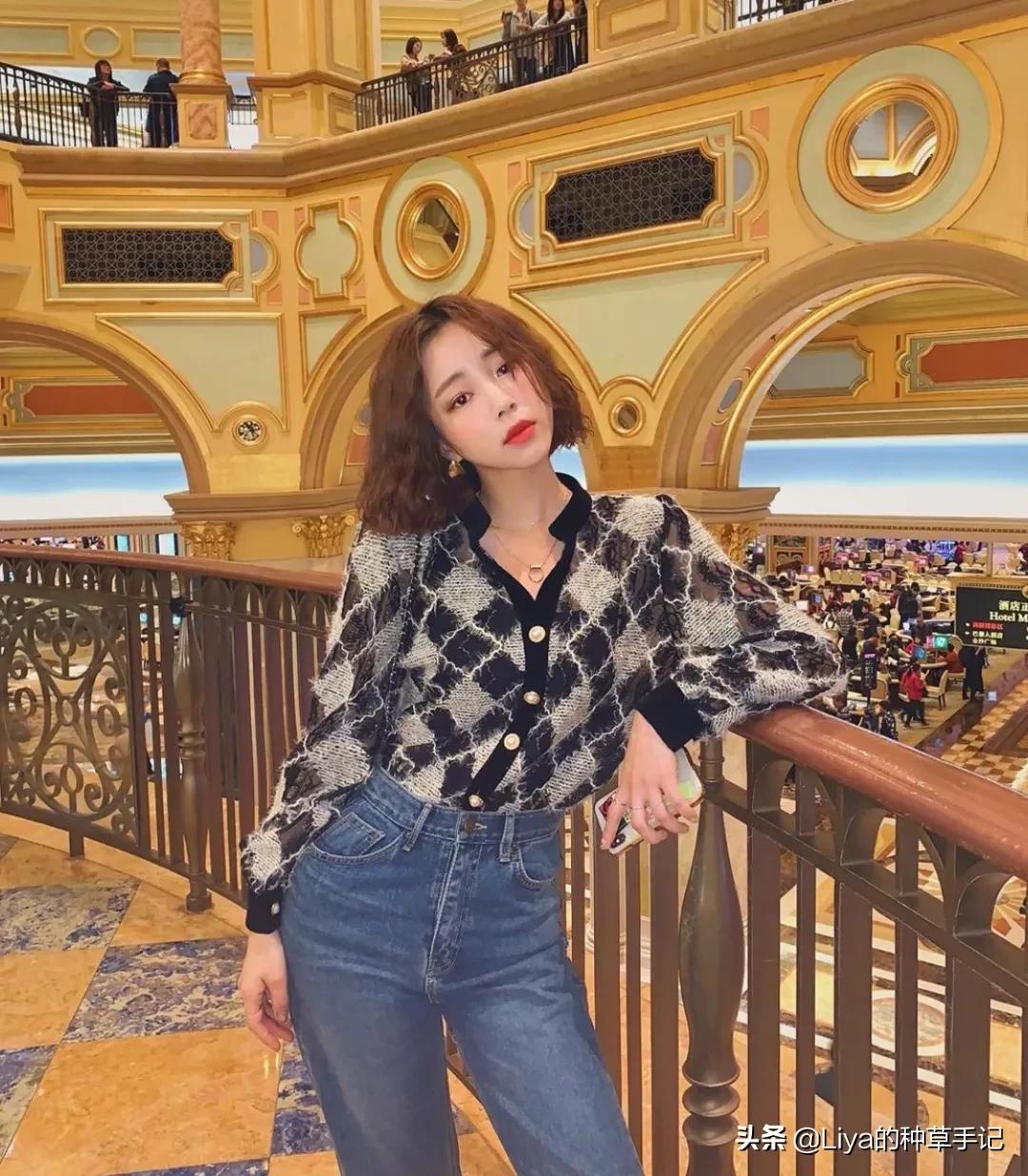 波波头波浪卷烫发,短发羊毛卷波波头