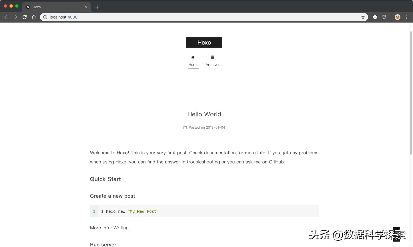 从零开始建立个人博客网站,教你10分钟搭建酷炫的个人博客